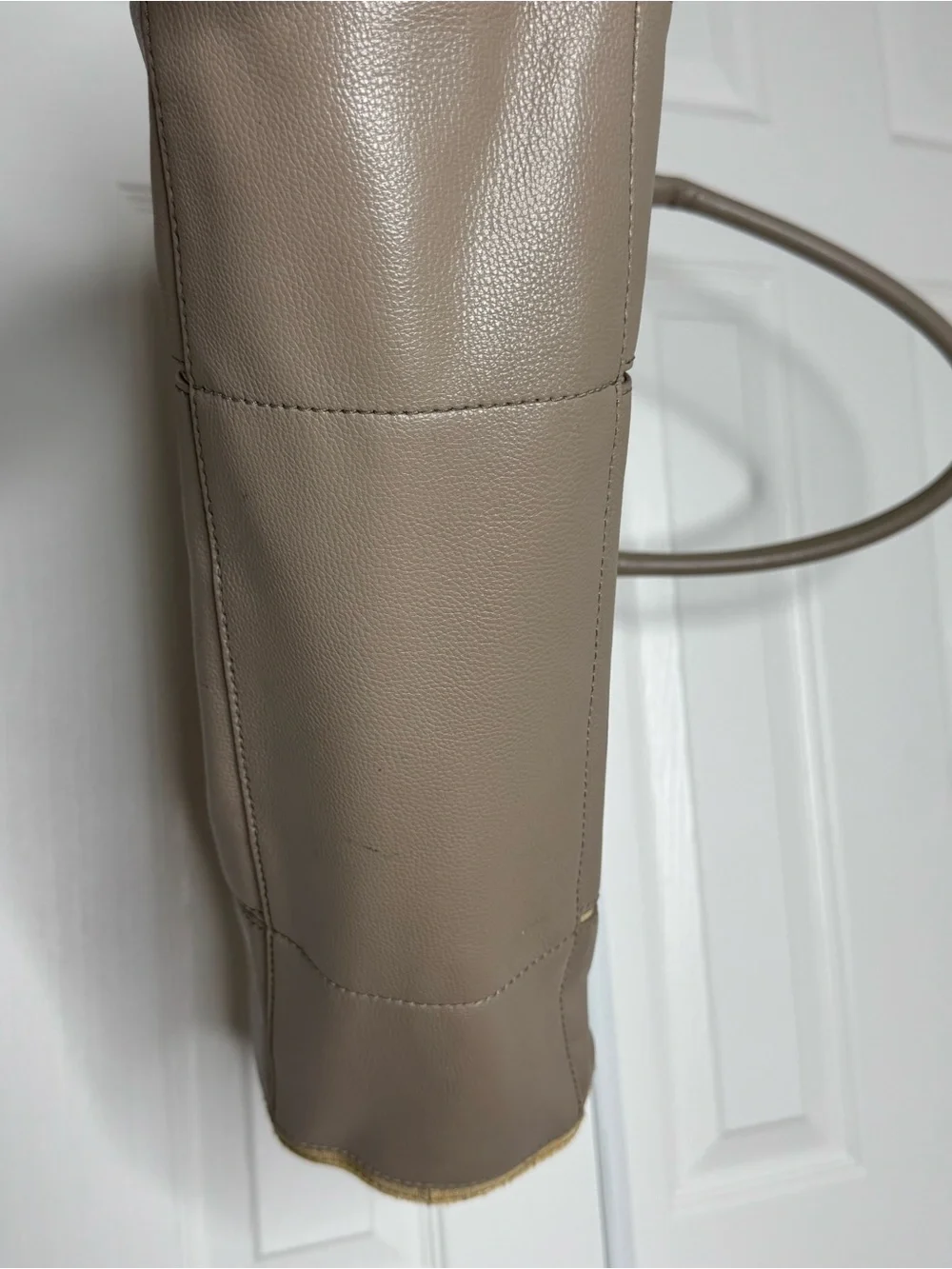 Tory Burch Ella Leather And Canvas Tote Bag